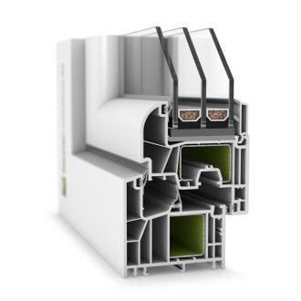 PSK Tür Kunststoff Salamander greenEvolution 76 MD Basic