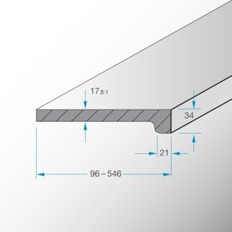 Innenfensterbank Werzalit Expona